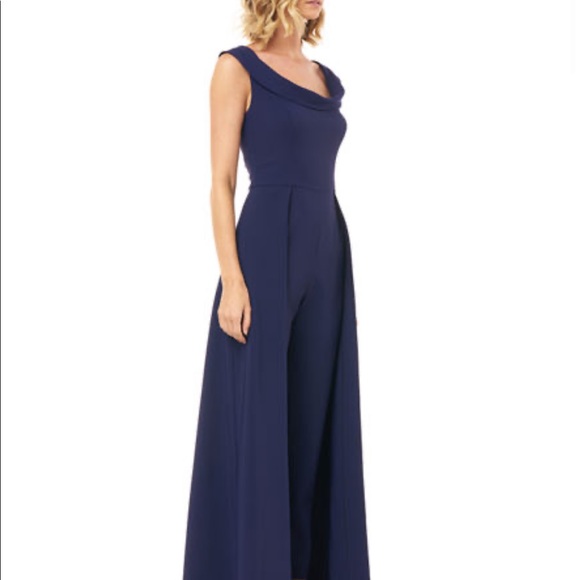 New Kay UngerStretchJumpsuit with Skirt Overlay - Picture 2 of 11